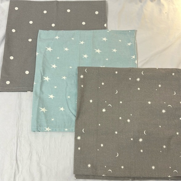 RISE Little Earthling - NWOT - set of 3 flannel baby receiving blankets. - Picture 1 of 5